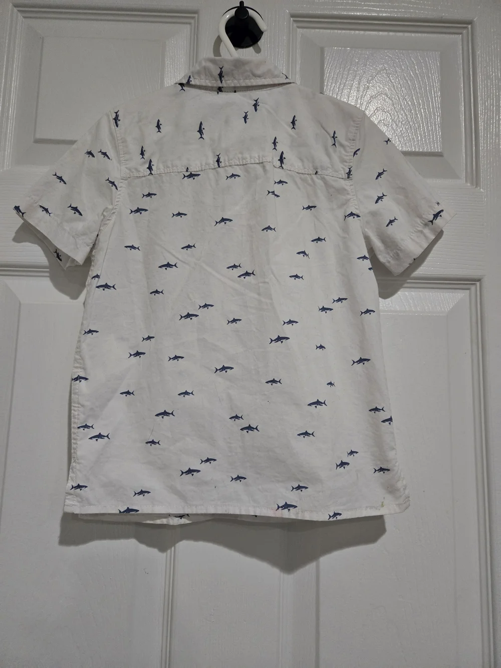 The Children's Place Blue, Green & White Plaid Button-Down Shirt